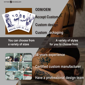 <span class=keywords><strong>Tatuajes</strong></span> Temporales Cruzados a Prueba de Agua para <span class=keywords><strong>Hombres</strong></span> y Mujeres, Adhesivos Decorativos para el Cuerpo, de Larga Duración, Seguros para <span class=keywords><strong>la</strong></span> Piel - Product Image 5