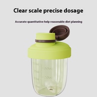 Boîte d'emballage de repas en plastique portable pour enfants un compartiment manuel transfrontalier scellé pour le lait en poudre hors de la ville