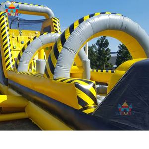Gigantesco Circuito de Obstáculos Inflable de PVC de 15x3m para Juegos de Trabajo en Equipo - Marca WINWAYTOYS para Mayores de 14 Años - Product Image 4