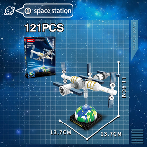 WOMA TOYS-bloques de construcción personalizados para niños, juguetes educativos para adultos, avión espacial aeronáutico, bloques de construcción - Product Image 2