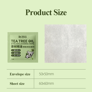 Toallitas limpiadoras en húmedo de embalaje individual de alta calidad OEM/ODM, toallitas para párpados para limpieza de párpados - Product Image 2