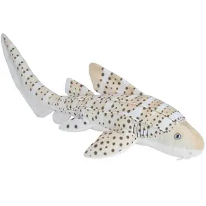 2310米色30英寸斑马鲨鱼海洋动物毛绒玩具装饰儿童礼品毛绒斑马鲨鱼毛绒玩具