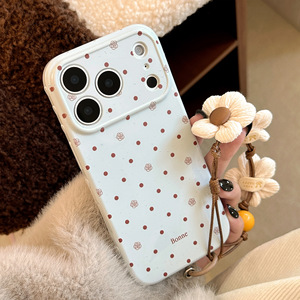 Suitable <b>for</b> <b>iPhone</b> 17, phone case with line rose vintage flower design, lanyard, full coverage, shockproof phone case - Product Image 5