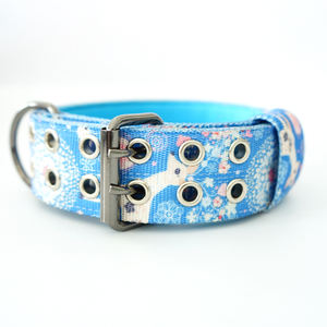 Collar <span class=keywords><strong>de</strong></span> perro mascota acolchado <span class=keywords><strong>de</strong></span> neopreno <span class=keywords><strong>de</strong></span> color resistente con hardware <span class=keywords><strong>de</strong></span> metal inoxidable - Product Image 4