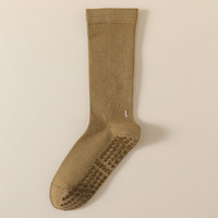 Longues chaussettes en tricot de travail en coton bambou pour femmes avec poignée pour propre logo pour la salle de sport