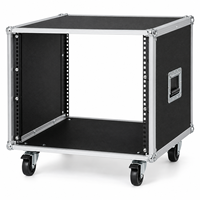 Rack d'amplificateur en aluminium blanc 4/6/8/10/12/14/16/18/20/22/24/26U, flight case pour équipement audio professionnel KTV à domicile