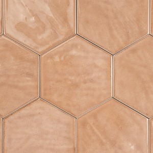 Piastrella Esagonale Fez Sand 13 X 15 Cm, Spessore 8,5 Mm, Finitura Lucida, Bordi Irregolari - Product Image 6