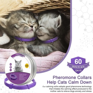 <span class=keywords><strong>Collar</strong></span> Calmante Recargable y Ajustable para Mascotas con Feromonas para un Alivio Relajante - Product Image 2