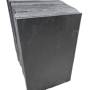 Tuile <span class=keywords><strong>en</strong></span> ardoise naturelle noire de taille personnalisée pour la décoration de jardin, sol - Product Image 1