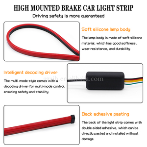 אורות בלם רכוב גבוה עם אורות בלם עם מצב רב מצב שמאלה וימינה פונקציה אנטי אחורי שינוי אנטי סוף אור זורם אור - Product Image 4