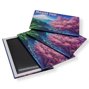 Imán de nevera de hojalata con impresión a todo color, imán fotográfico de papel estucado, venta al por mayor de fábrica china - Product Image 2