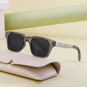 Gafas de sol polarizadas para hombre, montura cuadrada, protección UV400, montura de PC, lentes TAC, para conducir, actividades al aire libre, gafas de moda. - Product Image 4