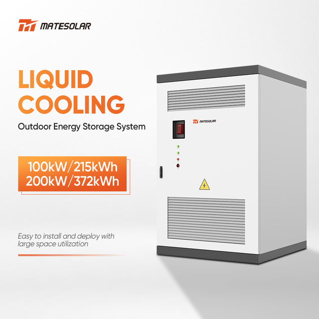 100KW 200KW 215Kwh 372Kwh High Voltage Liquid Cooling ESS Lithium Battery Cabinets for Commercial Energy Storage System