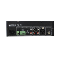 Amplificateur de puissance mélangeur M Blue-tooth 4-16 Ohm 70V 100V DAB Amplificateur avec effet numérique/EQ Priorité/Super Bass