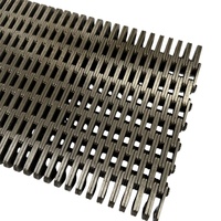 Cadena de rodillos silenciosa de acero inoxidable con doble capa protectora, resistente a altas temperaturas, antipinchazos, antideslizante, para transporte de botellas de vidrio.
