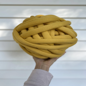 Filato Tubolare di Cotone Grande Senza Cuciture per Lavoro a Maglia a Mano, Filato Chunky Super Jumbo Lavabile in Lavatrice D2-3cm - Product Image 4