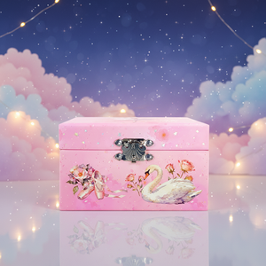 Caja Musical de Cuerda Manual con Bailarina Rosa Personalizada de Yiyu Sonmelix y <span class=keywords><strong>Elegante</strong></span> Cisne Blanco, Acepta Música Personalizada para Regalos - Product Image 5