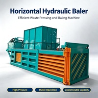 Presse à balles automatique hydraulique pour carton, machine à balles automatique pour ligne de carton ondulé