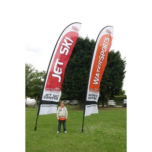 Swooper Tear Drop Beach Feather Custom Logo Design Outdoor Flying Flag - Product Image 4