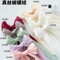 Shinewrap Usine En Gros Arc En Soie pour Bouquet Décoration Emballage Cadeau Soie Satin Fleuriste Décoration Arc Matériel