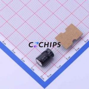 Condensador Electrolítico de Aluminio de Montaje Pasante UVK1E331MPD1TD, D8xL11.5mm, 330uF, 20%, 25V, 390mA-120Hz - Product Image 2