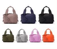 Sac de sport de luxe unisexe, mini sac de gym avec fermeture éclair, sac de voyage personnalisé en néoprène, sac de sport élégant