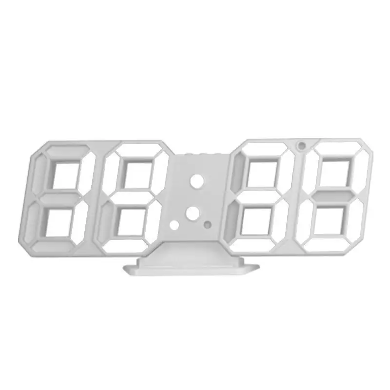 Chaude 3D LED Horloge Murale Saat Réveils Numériques Affichage 3 Niveaux De Luminosité Montres Veilleuse Pour La Maison Cuisine Bureau