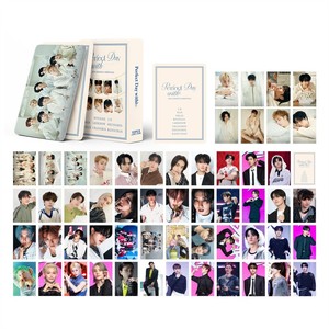 55 unids/set KPOP Stray Kids HD Photocards doble cara LOMO tarjetas INS postal en caja Felix Hyunjin Seungmin Bangchan I.N Fans <span class=keywords><strong>regalo</strong></span> - Product Image 4