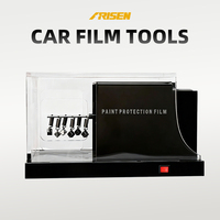 Kit d'outils pour le teintage des vitres de voiture, équipement d'installation de film PPF, pistolet thermique, raclette, grattoir, pulvérisateur