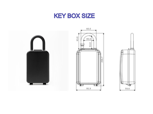 <span class=keywords><strong>Caja</strong></span> de Seguridad con Cerradura Electrónica de Código, Sin Llave, de Aleación de Zinc G17-2 de Fábrica FEIHUAN, Portátil, para Colgar <span class=keywords><strong>Llaves</strong></span> - Product Image 4