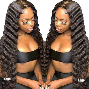 วิกผมยาวหยิกแบบแอฟริกัน 13*4  วิกผมลูกไม้ด้านหน้าสำหรับผู้หญิง สไตล์บราซิลและ<span class=keywords><strong>เวียดนาม</strong></span>  นุ่มฟู  <span class=keywords><strong>ราคา</strong></span>ขายส่งจากโรงงาน - Product Image 1