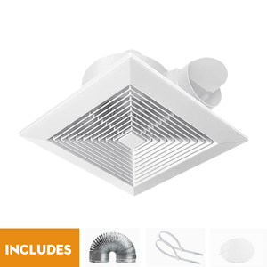 Ventilateur d'extraction <span class=keywords><strong>de</strong></span> plafond avec kit <span class=keywords><strong>de</strong></span> conduit flexible, ventilateur <span class=keywords><strong>de</strong></span> <span class=keywords><strong>ventilation</strong></span> pour <span class=keywords><strong>salle</strong></span> <span class=keywords><strong>de</strong></span> <span class=keywords><strong>bain</strong></span>, cuisine, toilettes, <span class=keywords><strong>ventilation</strong></span> HVAC - Product Image 1