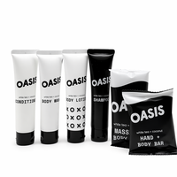 Kit d'articles de toilette jetables en tube souple, écologique, de qualité supérieure pour hôtels de luxe et clients Airbnb