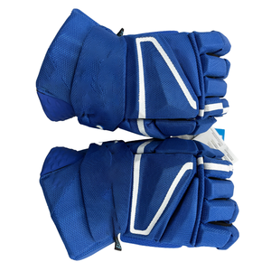 Guante de <span class=keywords><strong>Hockey</strong></span> Azul y Blanco de Alta Durabilidad con Forro Suave para un Uso Cómodo, Guante de <span class=keywords><strong>Hockey</strong></span> sobre Hielo para Entrenamiento y Partido - Product Image 5