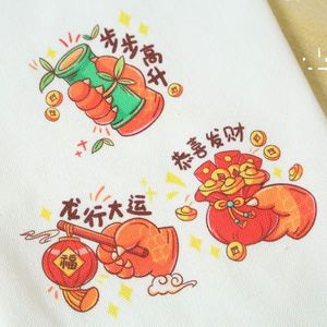 ถุงผ้าฝ้ายแบบมีเชือกผูก พร้อมโลโก้สั่งทำ สีเบจ มีหูหิ้ว สำหรับใส่ของ ผ้าแคนวาส สำหรับกีฬาและฟิตเนส - Product Image 2