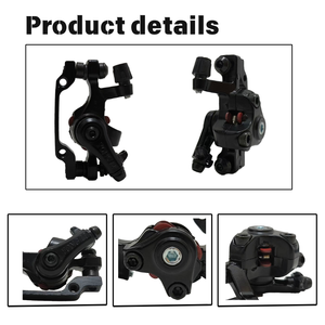 Evrensel ön ve arka disk fren s, hafif alüminyum alaşımlı kare ped, kullanımı kolay mekanik bisiklet disk fren - Product Image 5