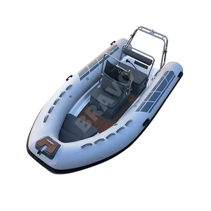 Bateau pneumatique RIB 430 de 14 pieds avec coque en fibre de verre et plancher en <span class=keywords><strong>EVA</strong></span> - Product Image 2
