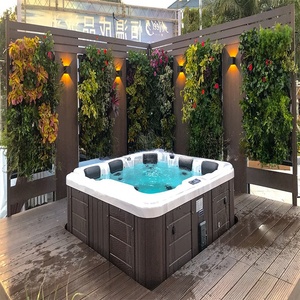 Plinthe anti-âge de haute qualité en PS pour spas et bains à remous extérieurs, résistante aux insectes et à la moisissure, design moderne, panneau de revêtement - Product Image 6