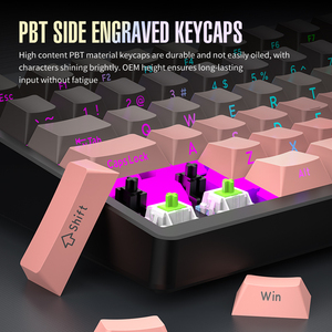 Wireless BT 3-mode mechanical <b>keyboard</b>, linear axis, hot-swappable customizable gaming and office <b>keyboard</b> - Product Image 4