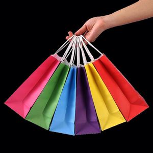 Bolsas de Papel Kraft Clásicas Ecológicas Personalizadas OEM/ODM, Resistentes y Desechables, con Asas Fuertes para Supermercados, Exposiciones y Promociones - Product Image 4
