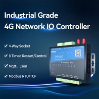 Módulo Controlador IP M2M IoT Industrial SCADA Modbus RS485 a GSM/GPRS/3G/4G/WiFi RTU/DTU, Registrador de Datos, Gateway, Protocolo MQTT