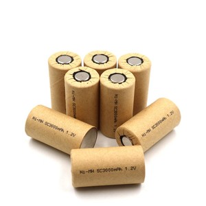 แบตเตอรี่นิกเกิล-เมทัลไฮไดรด์ SC 1.2V3000mAh แบบชาร์จได้ เหมาะสำหรับเครื่องมือไฟฟ้า/ของเล่น - Product Image 2