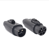 Adaptateur de chargeur NACS vers GBT EV 32A 7KW Adaptateur de charge de voiture Tesla vers GBT Fast EV sans fil avec verrouillage antivol