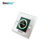 Capteur infrarouge d'indication LED sans contact Bouton de sortie de porte No Touch