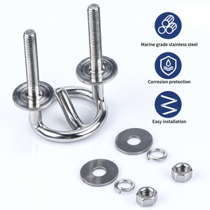 Anillo de elevación de acero inoxidable 316 de grado marino para remolques de barcos, pesca y yates - Product Image 1