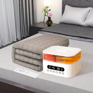 Manta Eléctrica Inteligente de Poliéster Ignífugo con Control de Temperatura y Antiácaros para Viajes de Otoño/Invierno - Product Image 1