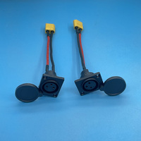 Connecteur XLR 3 pôles de haute qualité Cannon Audio Prise de microphone en plastique Assemblage de câble XT60-Male pour automobile