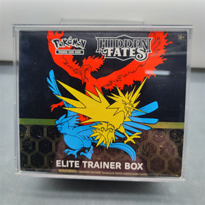 Muestra gratis fuerte imán transparente acrílico ETB vitrina Evolutions Booster Box Protector para <span class=keywords><strong>Pokemon</strong></span> - Product Image 2