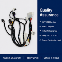 Faisceau de câblage personnalisé pour caméra de recul 18AWG PVC étanche pour voiture, camion, camping-car