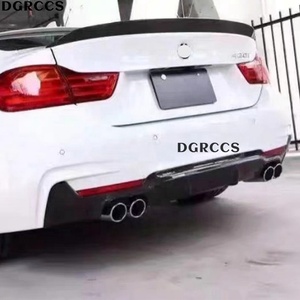 For 4 Series F32 F33 F36 2013-2020 3D Style Carbon Fiber Rear Lip Rear Diffuser Bumper Lip - Product Image 2
